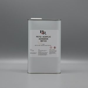 PETG / Acrylic Adhesive - WC123 - 1 litre can