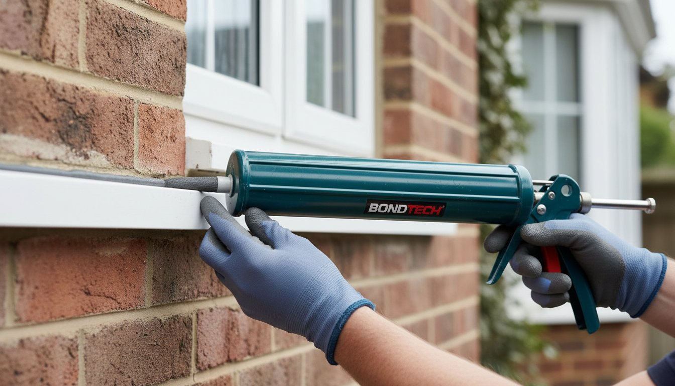 How to bond PVC trim to brickwork for a professional finish